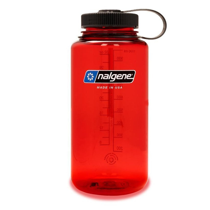 Nalgene Sustain Wide Mouth Water Bottle | Leakproof 1L Bottle for Hiking & Outdoor Use