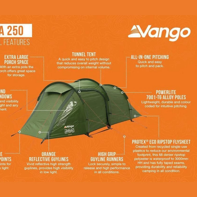 Vango Omega 250 Forest Green