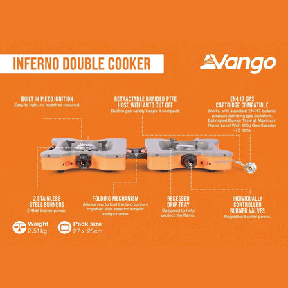 Vango Inferno Double Cooker