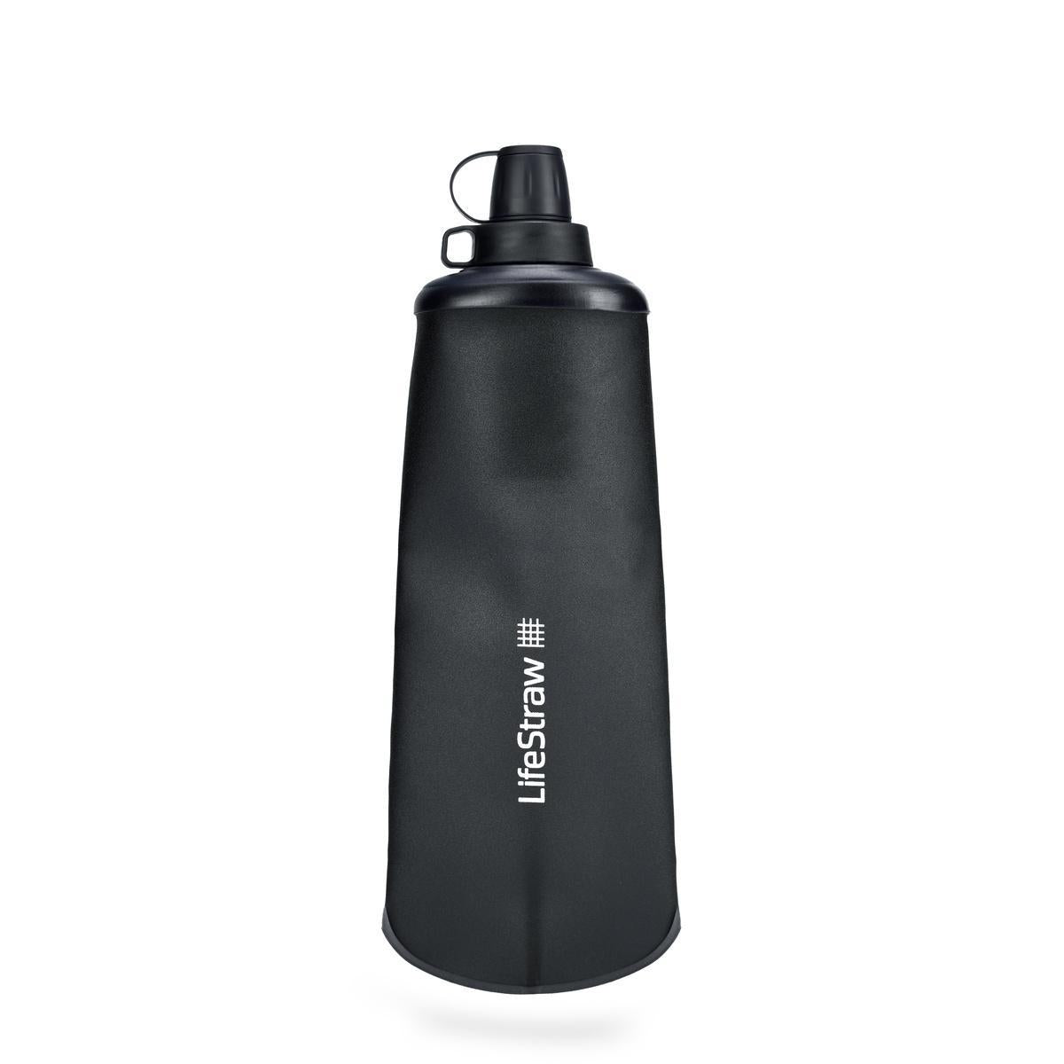 LifeStraw Peak Series Squeeze Bottle | Collapsible Water Filter for Hiking & Trail Running