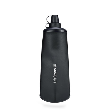 LifeStraw Peak Series Squeeze Bottle | Collapsible Water Filter for Hiking & Trail Running