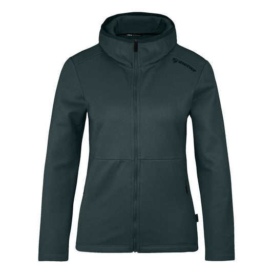 Ziener Janika Women’s Baselayer Top – Winter Sports Thermal, Dark Jungle