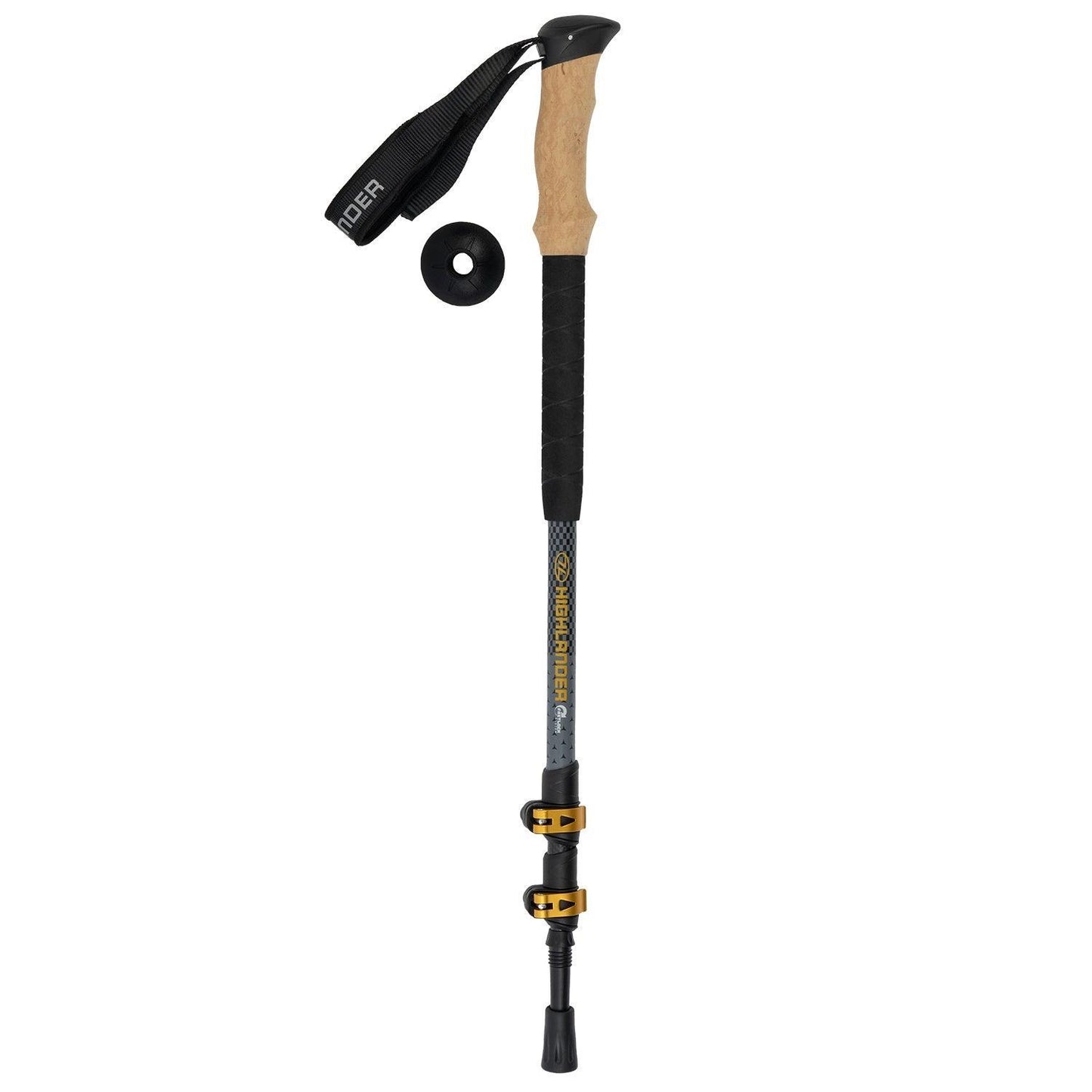 Highlander Skye Carbon Fibre Walking Poles Set of Two – Lightweight Adjustable Trekking Poles