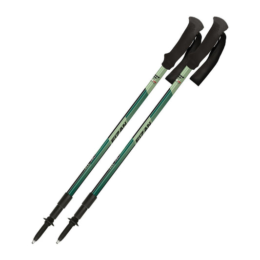 Fizan Trek Pro Walking Poles Pair – Durable Adjustable Trekking Poles