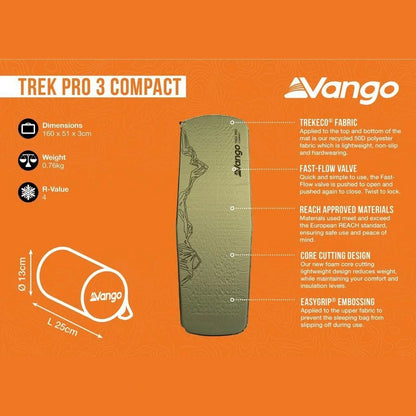 Vango Trek Pro 3 Compact Camping Mat