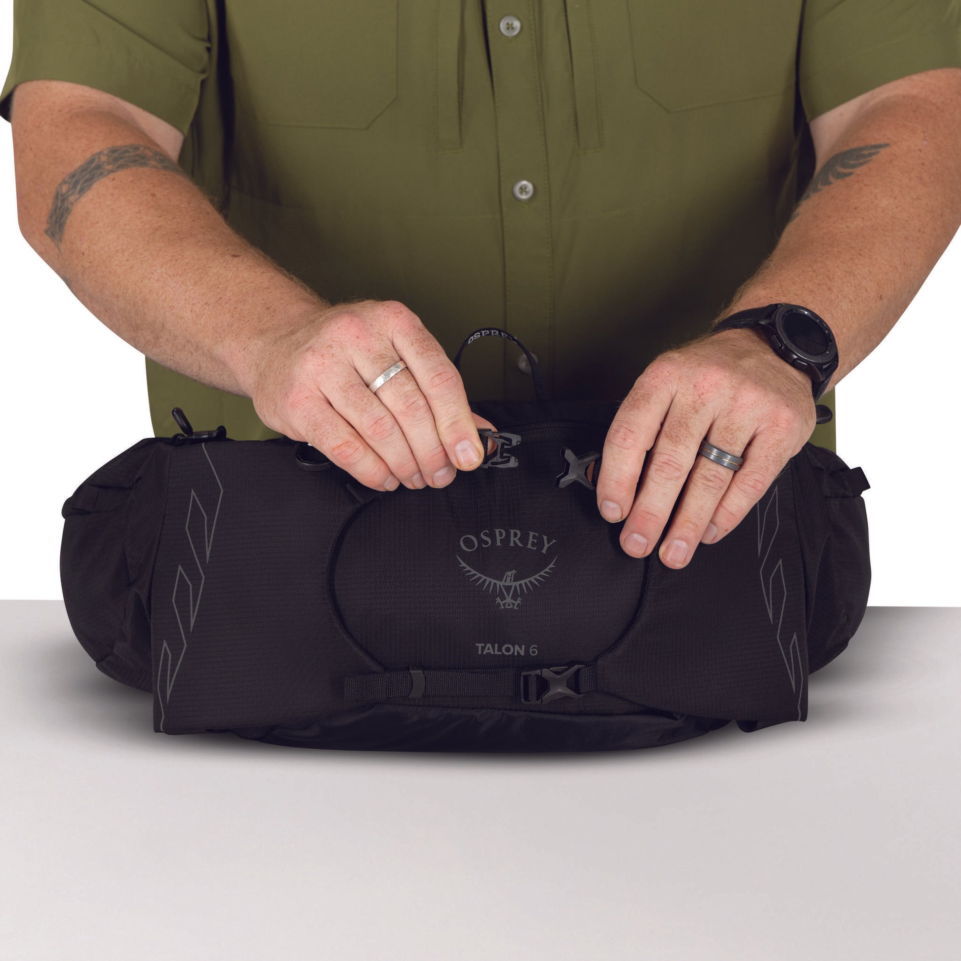 Osprey Talon 6L Waist Pack Black Coal Grey