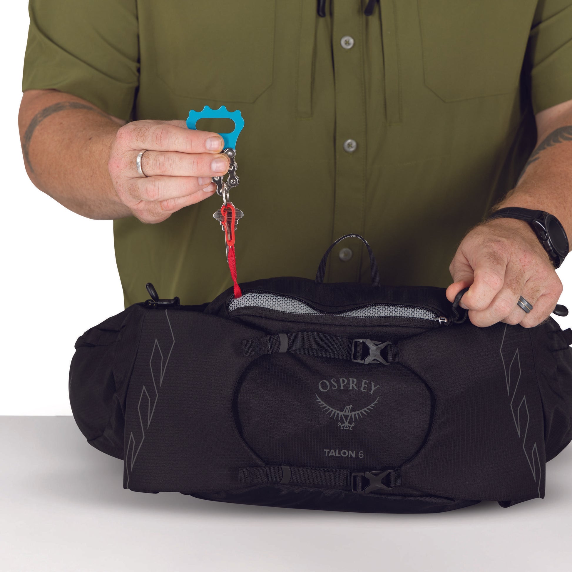 Osprey Talon 6L Waist Pack Black Coal Grey