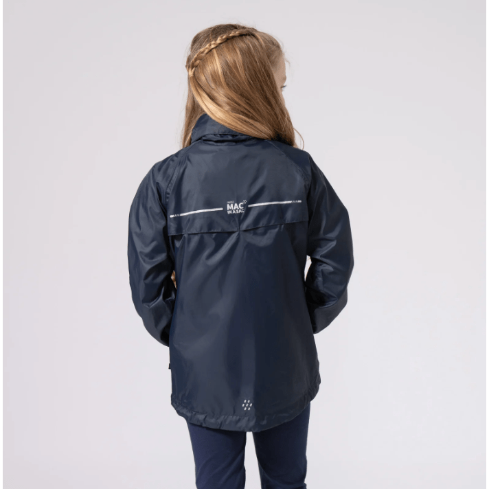 Mac in a Sac Origin 2 Edition Kids Waterproof Jacket|Navy