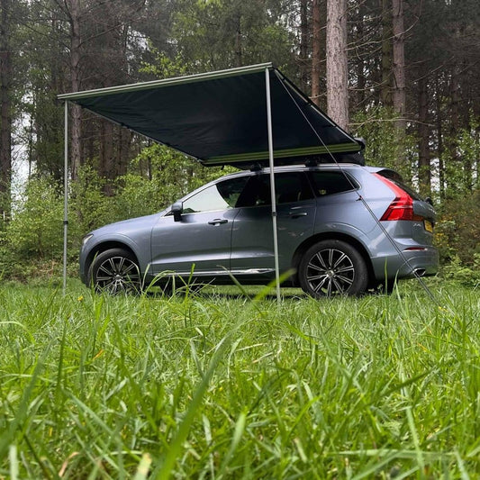 RoofBunk Universal Pull Out Side Awning – 2m x 2.5m Waterproof Roof Tent Awning
