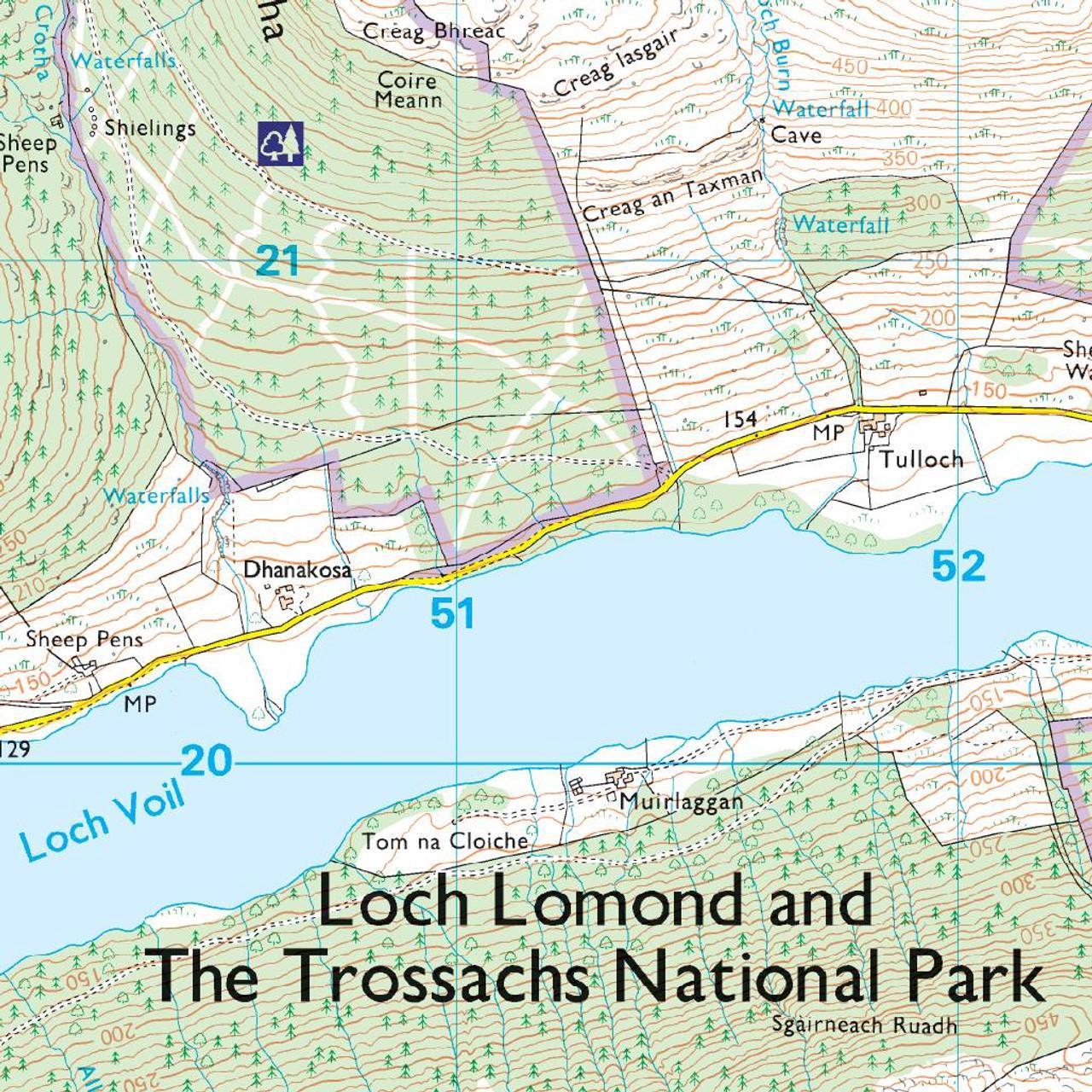 Ordance Survey Explorer OL46 - The Trossachs