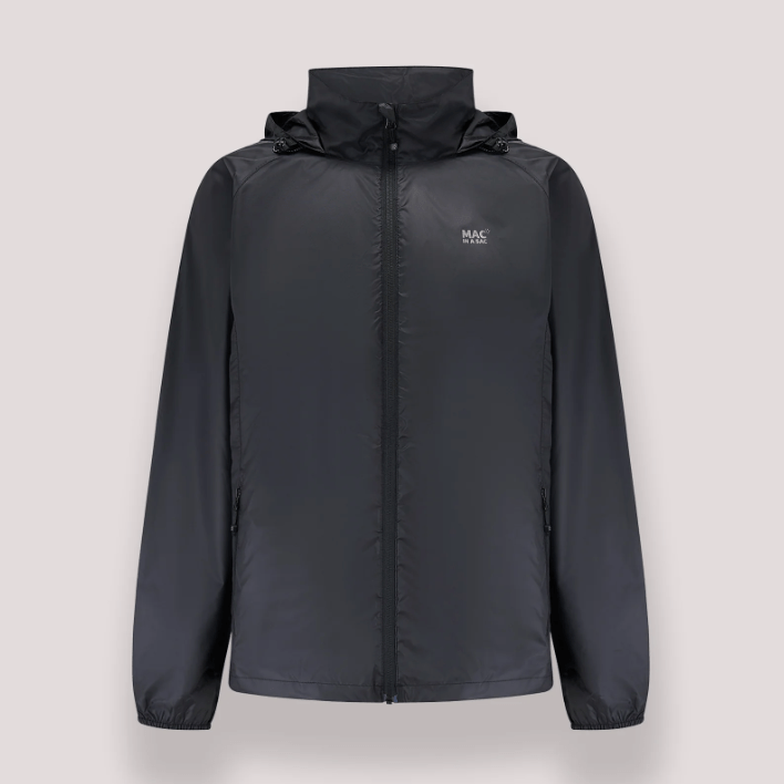 Mac In A Sac Origin 2 Adult Waterproof Jacket|Black