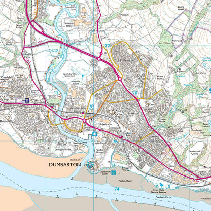 Ordnance Survey Map of Loch Lomond South: Explorer OL38