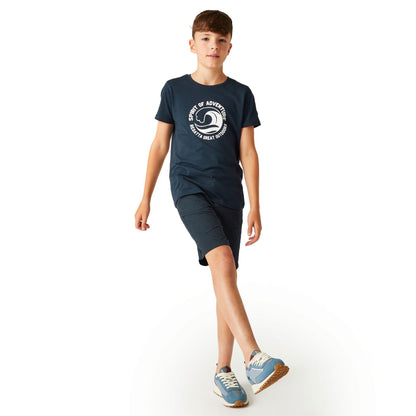 Regatta Boys Bosley VII Navy T Shirt