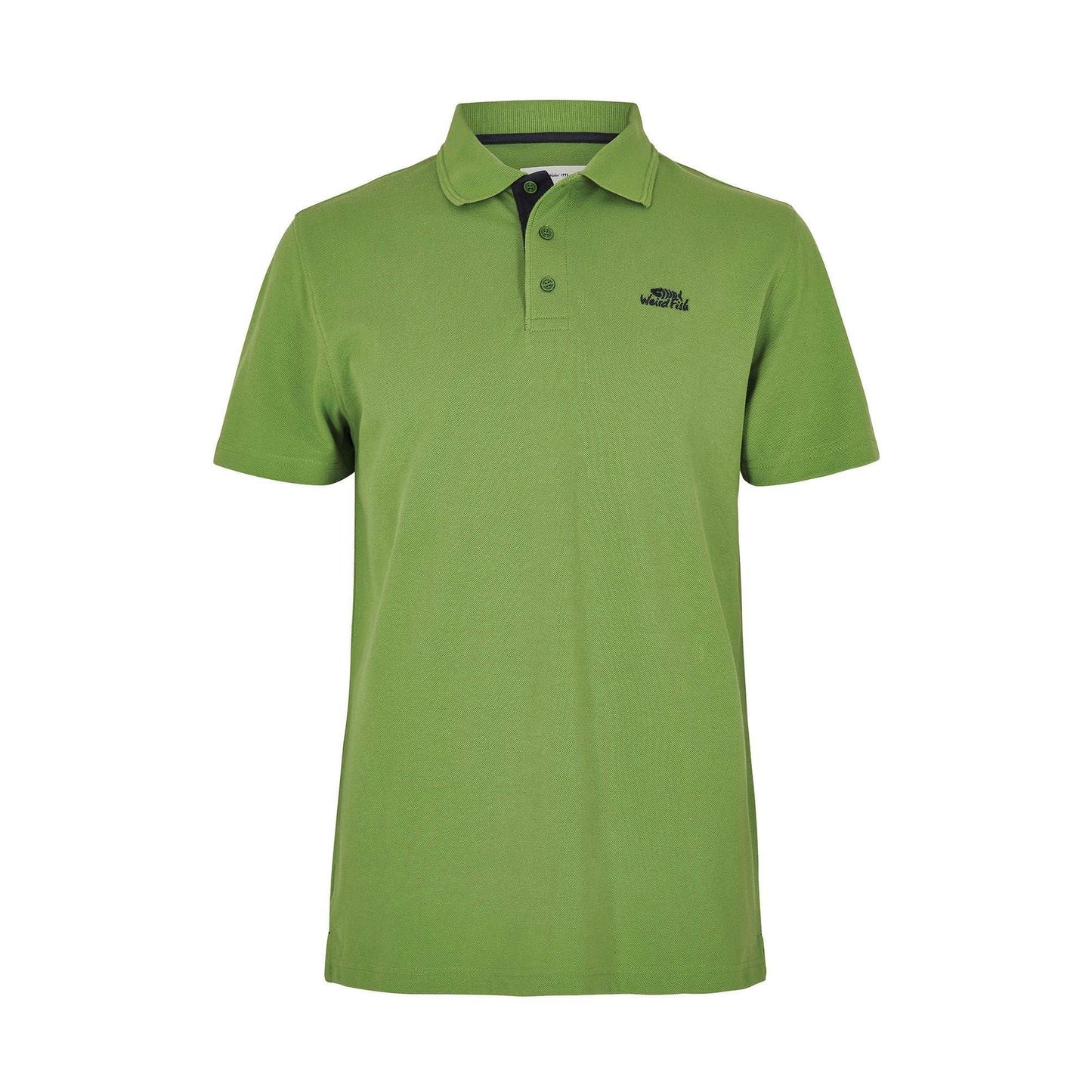 Weird Fish Men's Miles Polo Kiwi