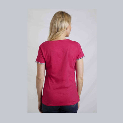Weird Fish Women's Teya Tee Hot Pink