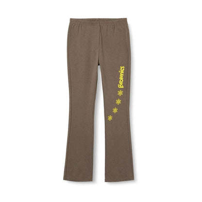 Brownie Girl's Leggings, Brown