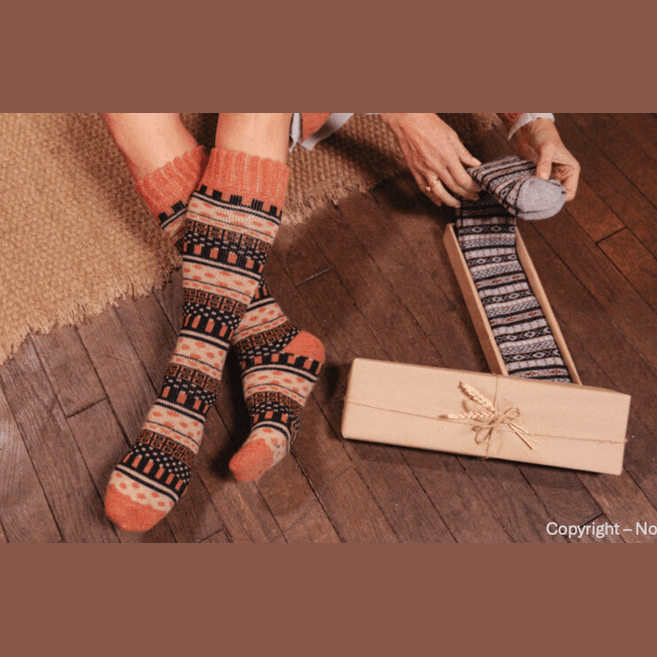 Nordic Socks Sofia Knee High - Orange