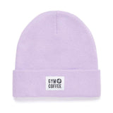 Knit Beanie in Deep Lilac