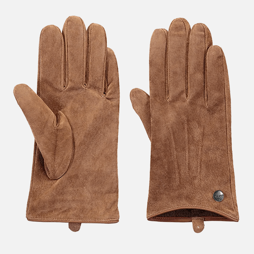 Barts Women's Christina Suede Leather Gloves Brown