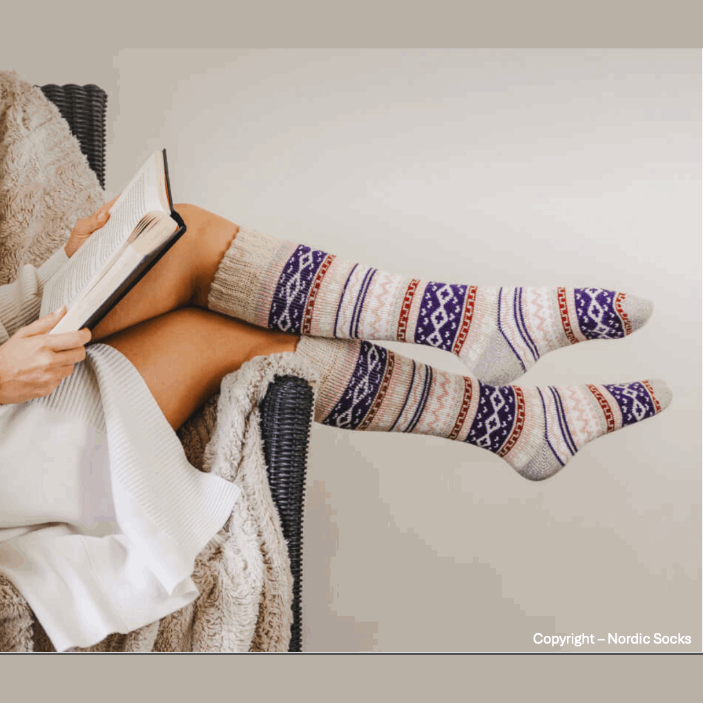 Nordic Socks Ida Knee High - Cream