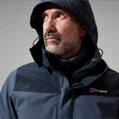 Berghaus Men's Hillwalker InterActive Jacket - Dark Grey/Black