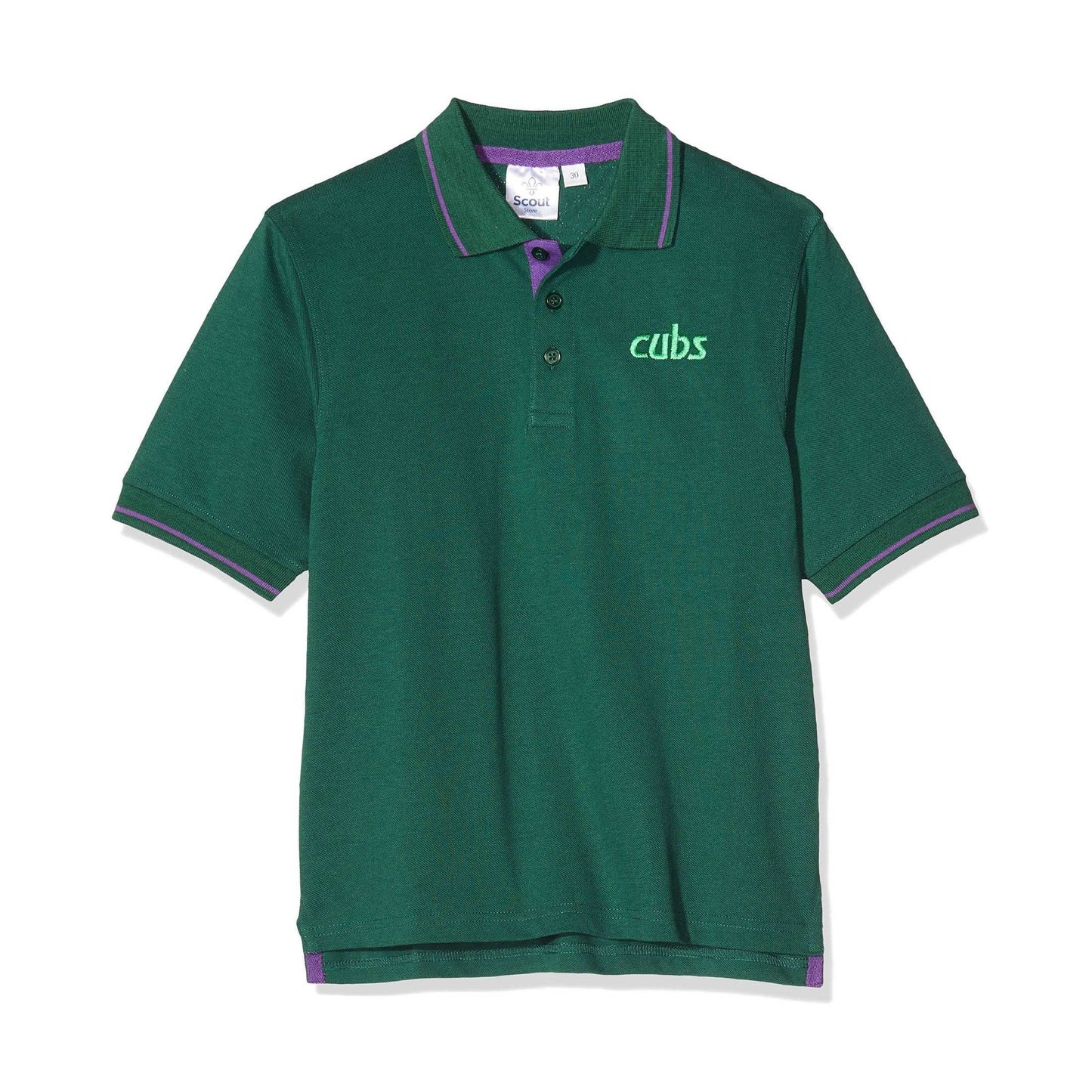 Scout Shops Ltd Boys Cub Polo Shirt Bottle Green