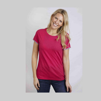 Weird Fish Women's Teya Tee Hot Pink