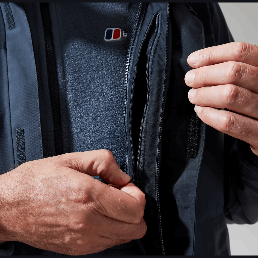 Berghaus Men's Hillwalker InterActive Jacket - Dark Grey/Black