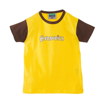Brownie Girl's T Shirt, Yellow