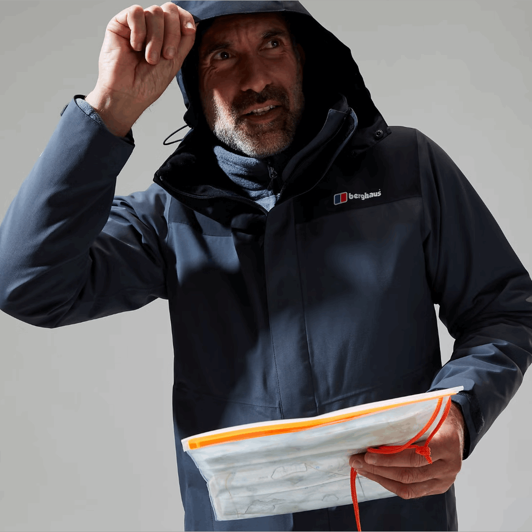 Berghaus Men's Hillwalker InterActive Jacket - Dark Grey/Black