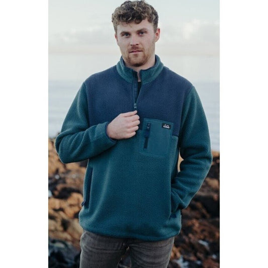 Bleubird Polar 1/4 Fleece Teal