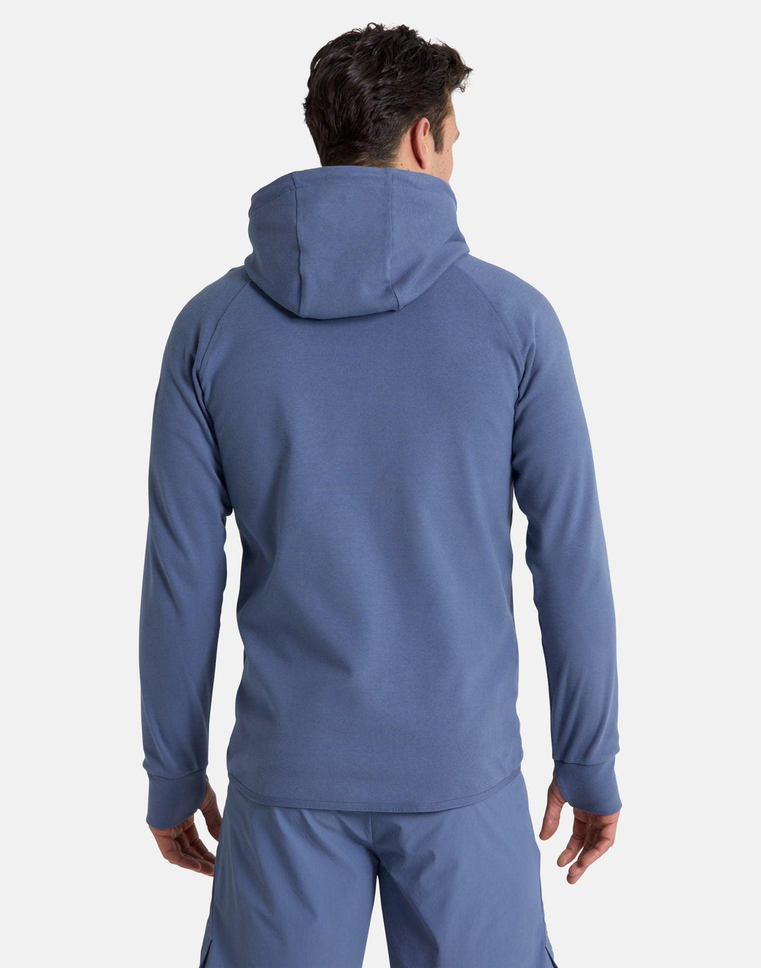 Gym+Coffee Men's Chill Zip Hoodie Thunder Blue