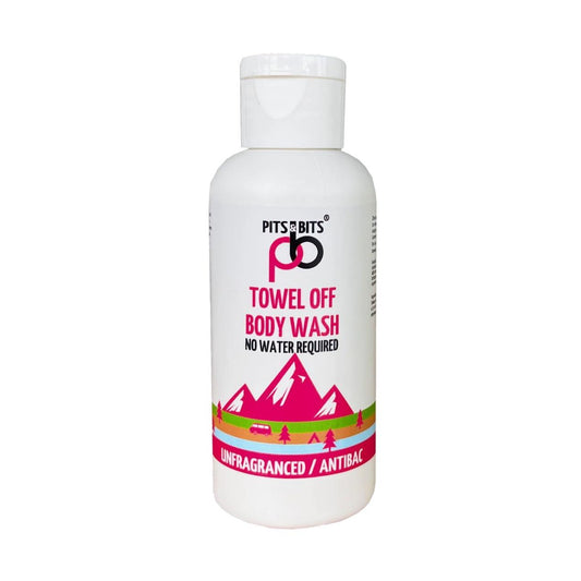 Pits and Bits Rinse Free Body Wash, Fragrance Free