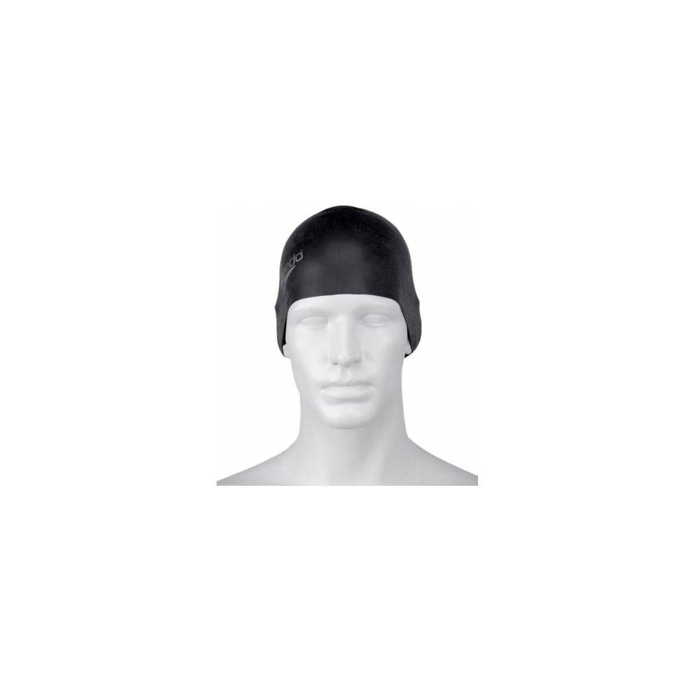 Speedo Unisex Long Hair Swim Cap - Black