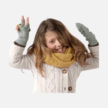 Barts Kids Puppet Bumgloves Heather Grey