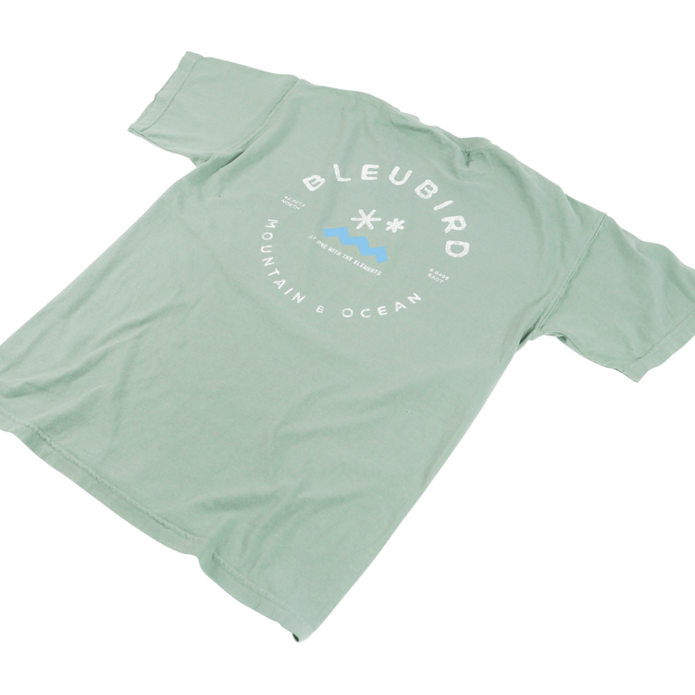 Bluebird Original Tee Sage - Small