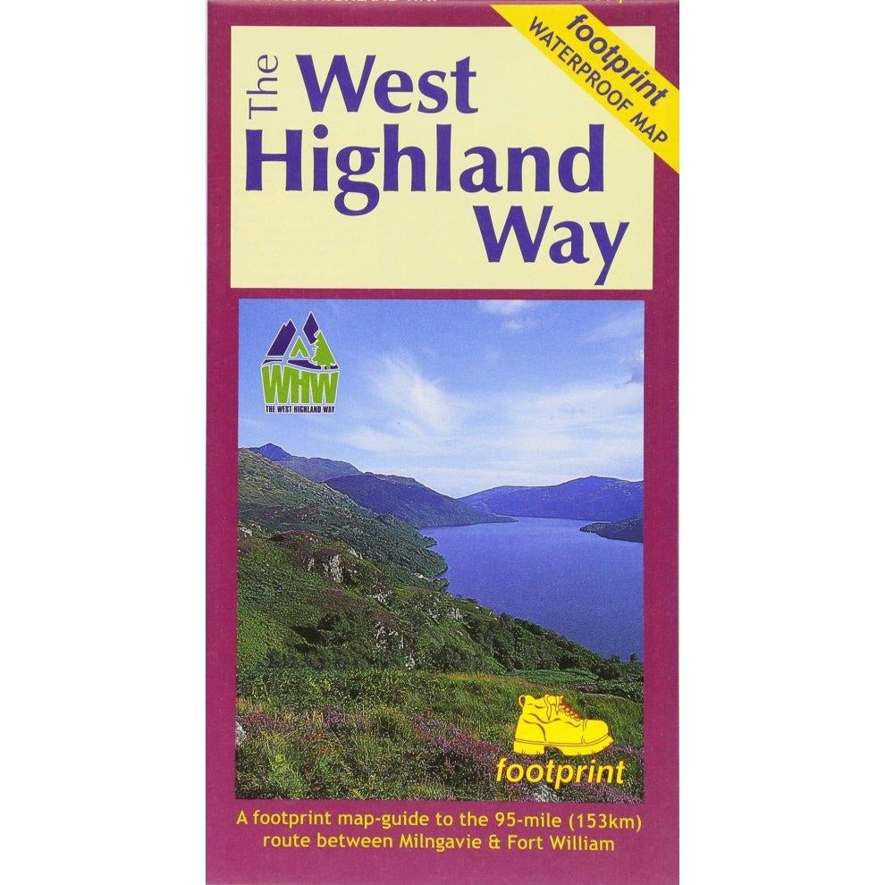 West Highland Way Footprint Waterproof map