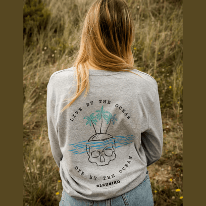 Bleubird Island Tee Long Sleeve Grey