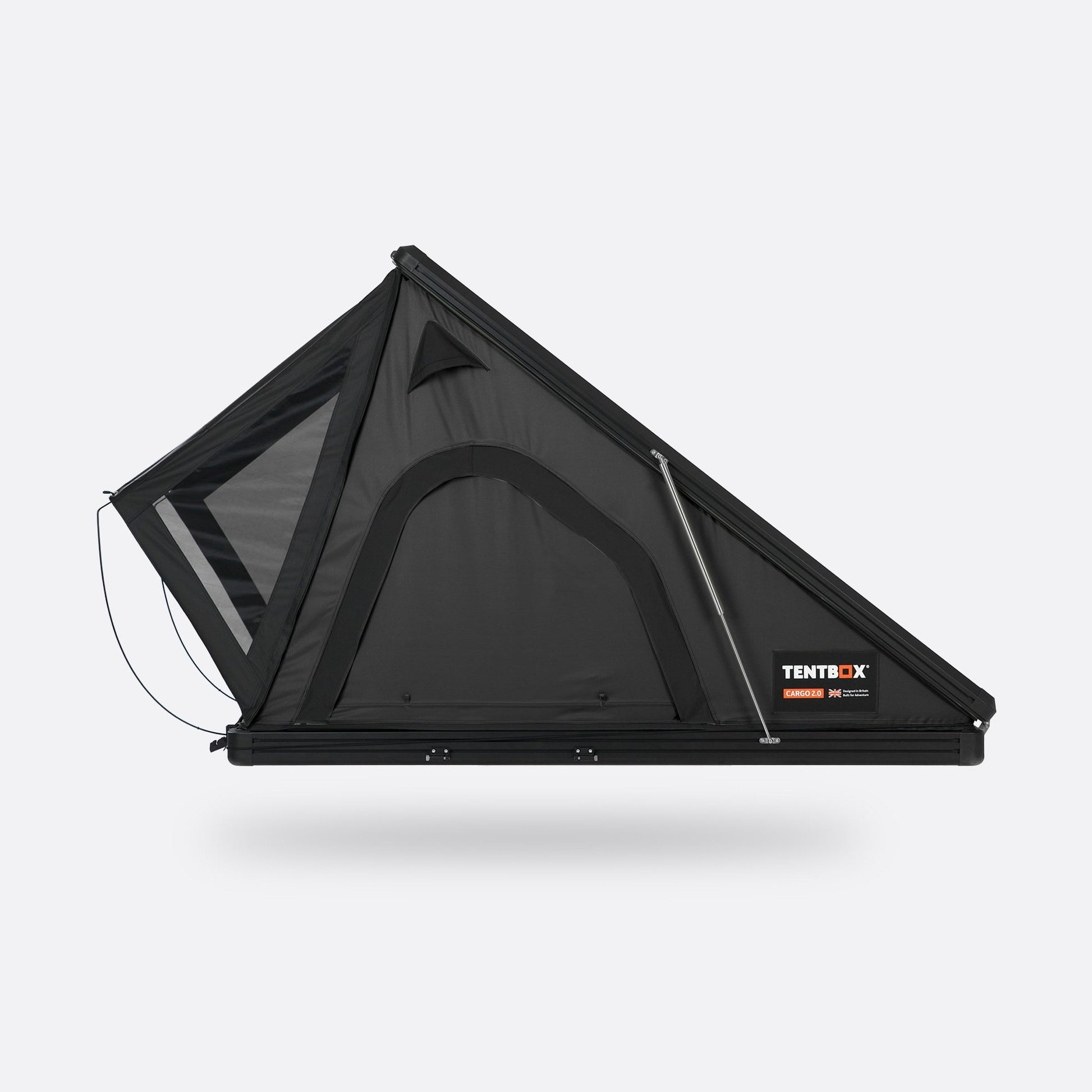TentBox Cargo – Roof Tent with Extra Storage TentBox Cargo combines a hard shell roof tent with built-in storage space, perfect for adventure gear and comfortable camping on the go.