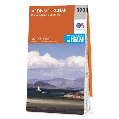 OS Explorer Map Ardnamurchan 390