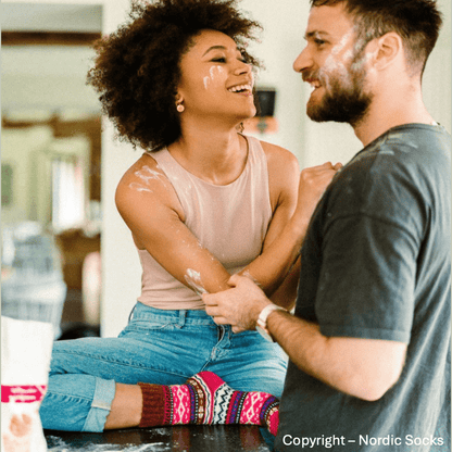 Nordic Socks Ida - Burgundy