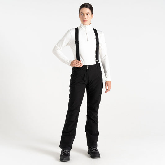 Dare 2B Womens Effused II Waterproof Salopettes Trousers Black