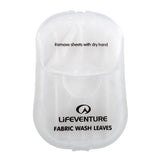 Fabric Wash Leaves x 50 Travel Soap, White