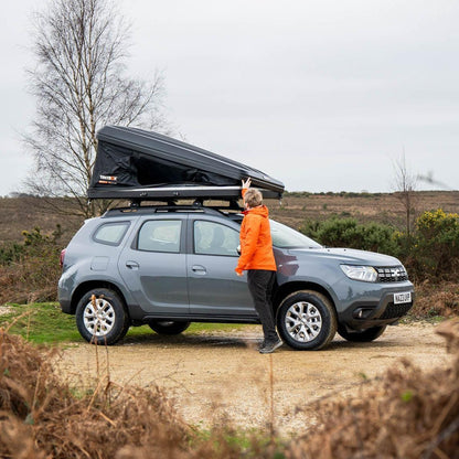 TentBox Classic – Hard Shell Roof Tent TentBox Classic is a premium hard shell roof tent with fast setup, all-weather durability, and room for two—perfect for year-round adventures.