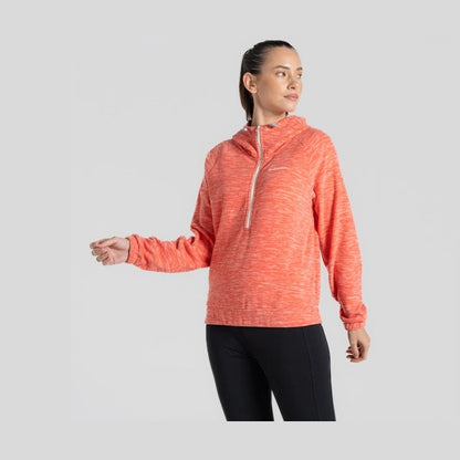Craghoppers Esk Half Zip Fleece Womens' Deep Coral
