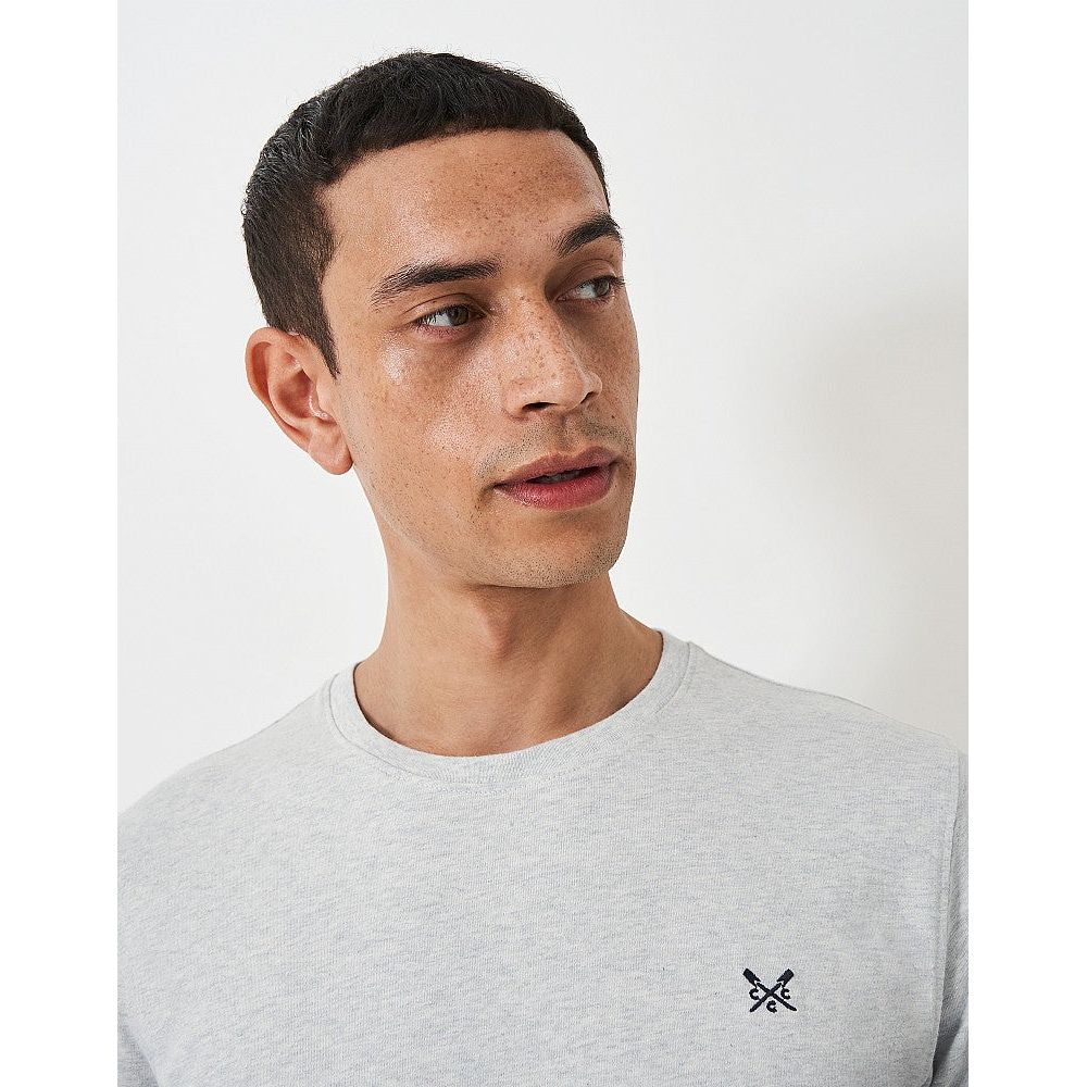 Crew Classic Tee Ice Grey Marl