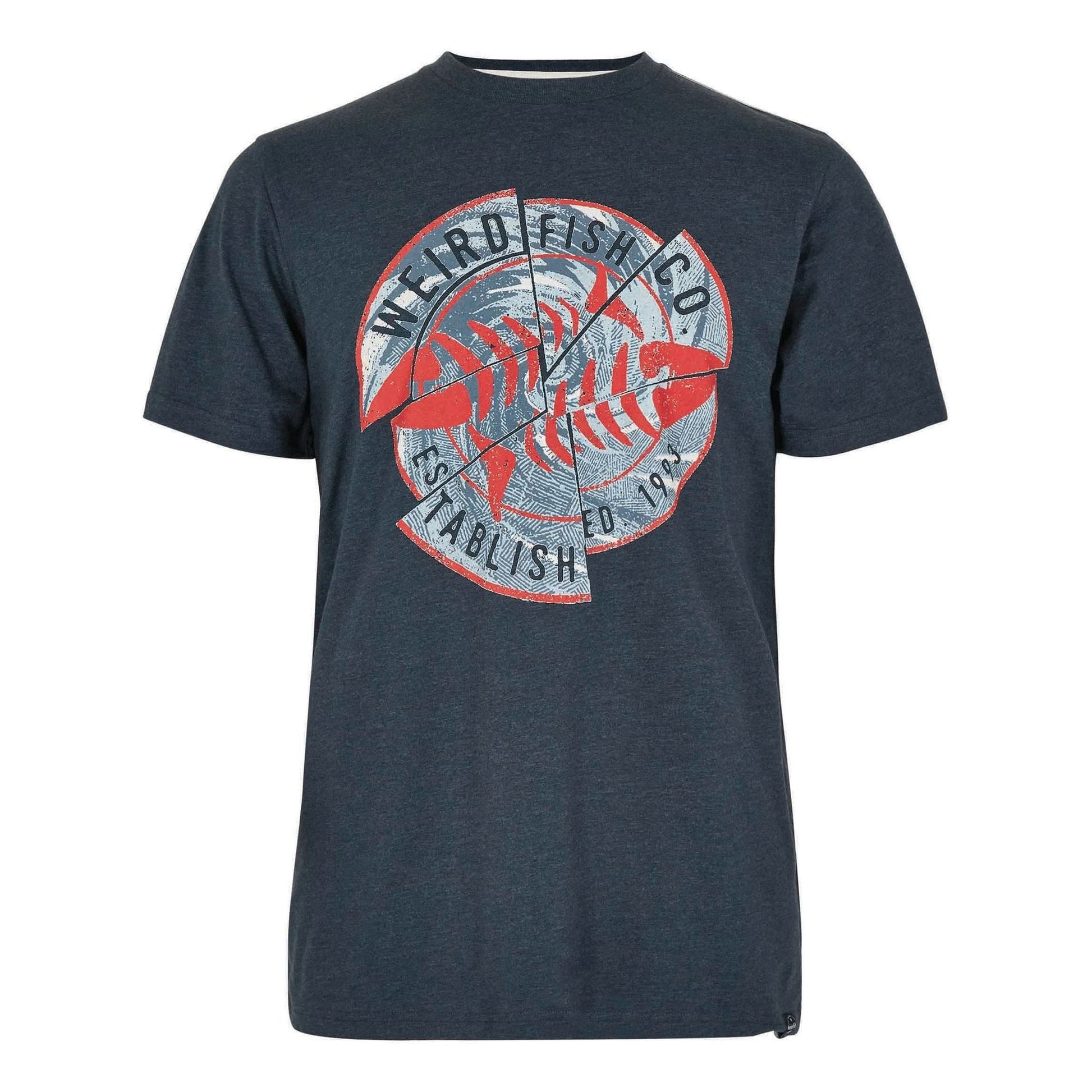 Weird Fish Men's Vortex Tee Navy