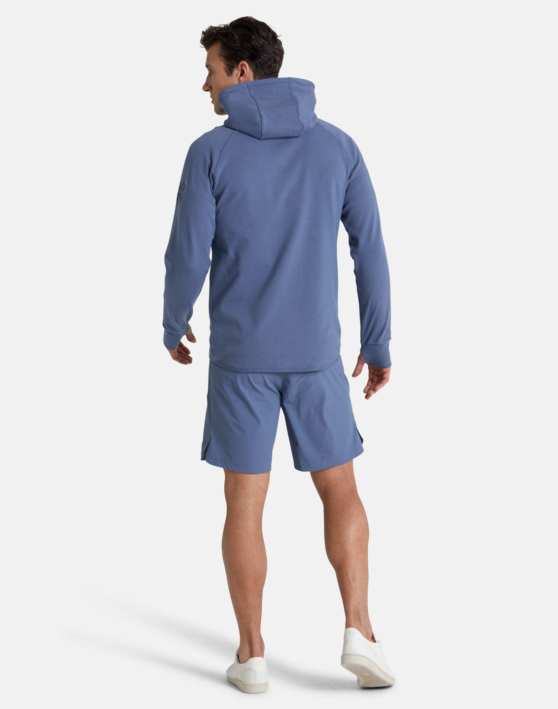 Gym+Coffee Men's Chill Zip Hoodie Thunder Blue