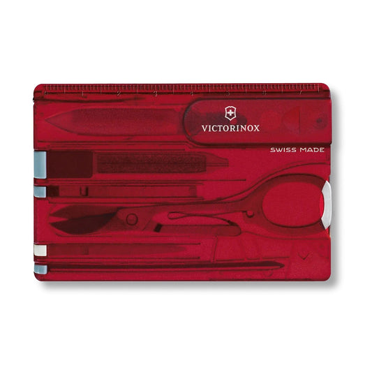 Swiss Card Classic, red transparent