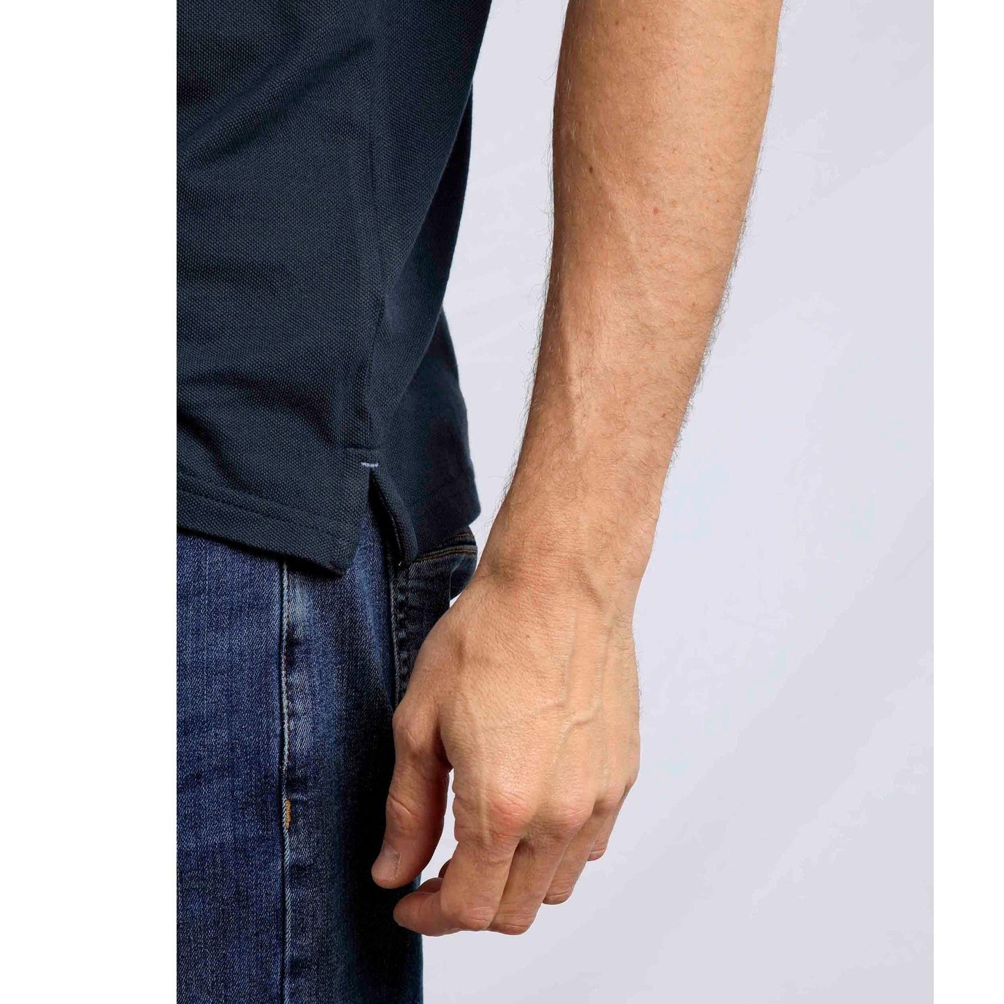 Weird Fish Men's Miles Polo Navy